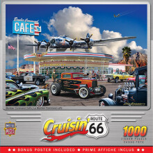Puzzle Masterpieces de 1 000 pices pour adultes, famille ou jeunes  Bomber Command Caf ? - 19,25""""x26,75""""