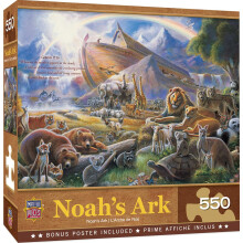 Masterpieces Puzzle de 550 pices pour adultes, famille ou jeunes  Arche de No  45,7 x 61 cm