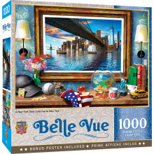 Masterpieces Puzzle 1000 pices pour adultes, famille ou jeunes  Une vue de New York  49,25 x 26,75 cm