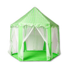 Tente de jeu Château Fantaisie Hexagonal Verte | Maison de Princesse pour Enfants