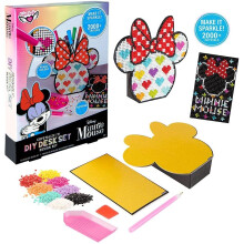 Fashion Angels Disney Minnie Mouse cristallizzalo! Kit da scrivania con oltre 2000 gemme scintillanti portapenne per blocco note per decorare la