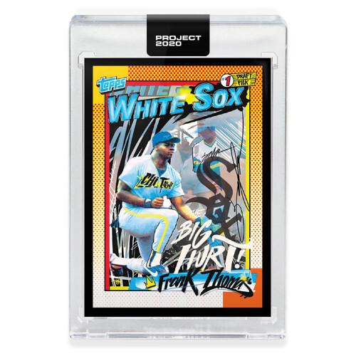 Carte Topps Project 2020 213-1990 Frank Thomas par King Saladeen