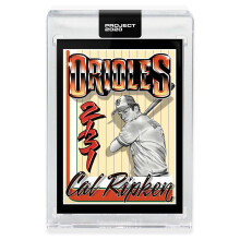 TOPPS -Projekt 2020 Karte 349 - 1982 Cal Ripken Jr. von Mister Cartoon