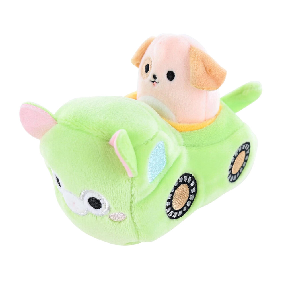 Photos - Action Figures / Transformers Squishville Mini Squishmallow Plush | Harrison the Dog in Vehicle B09MY7SH7L