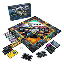 Monopoly: Monster Jam | Buy  Sell  Trade Iconic Monster Trucks Including Grave Digger  MaxD  El Toro Loco  Dragons Breath | Classic Monopoly Game | Of
