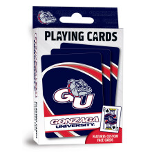 Mesterv?rker officielt licenseret NCAA Gonzaga Bulldogs spillekort - 54 kort kort til voksne