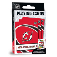 Mesterv?rker officielt licenseret NHL New Jersey Devils spillekort - 54 kortspil til voksne