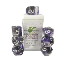 Rolle 4 Initiative Diffusion Poly Set - Rogue's Cunning w/numbers (7)