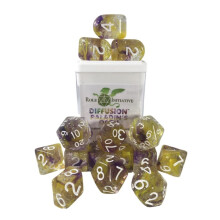 Roll 4 Initiative Diffusion Poly Set - Paladin's Oath w/numbers (15)