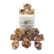 Roll 4 Initiative Diffusion Poly Set - Warlock's Pact w/numbers (15)