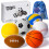 Set de 6 mini mingi de spuma sport pentru copii minge 1