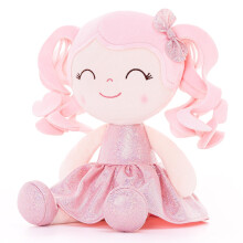 Poupées Gloveleya Douces et Câlines Cadeaux Fille 12 pouces Robe Pailletée Rose Série Nacrée