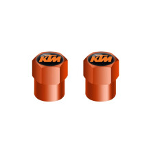 (style1 orange) Motorcycle Tire Valve Stem Caps Covers&Keychain keyrings For KTM Duke ADV SW RC 125 200 390 690 790 990 Super Adventure