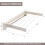 Wall Mounted 70cm Airer Towel Drying Rack Extendable Fold Clothes Dryer UK 6