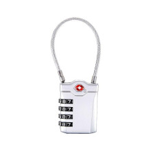 High Quality 3 Digit Password Security Lock Portable Security Lock Resettable Black Tsa Padlock