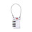 High Quality 3 Digit Password Security Lock Portable Security Lock Resettable Black Tsa Padlock 1