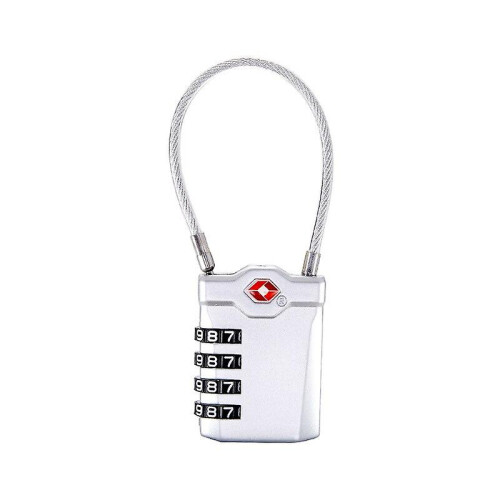 High Quality 3 Digit Password Security Lock Portable Security Lock Resettable Black Tsa Padlock