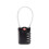 High Quality 3 Digit Password Security Lock Portable Security Lock Resettable Black Tsa Padlock 3