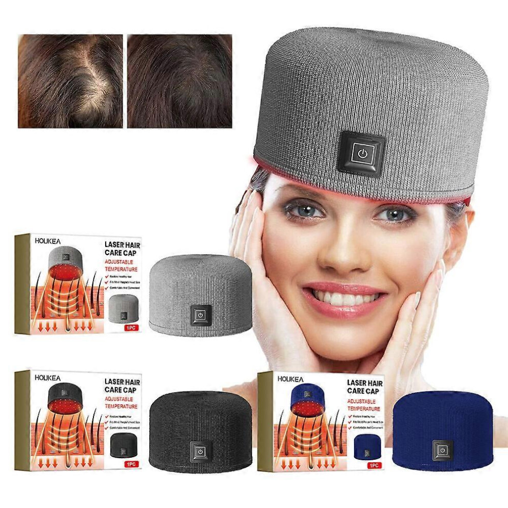 Black (Black) Electric Hair Steamer Heating Cap Spa Nourishing Thermal Treatment Hat Hair Tool