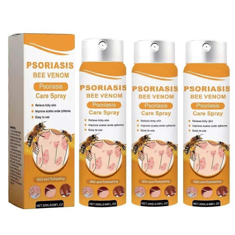 3X Bee Venom Anti-Itching Spray Body Skin Care Treatment Mild and Refreshing 20ml