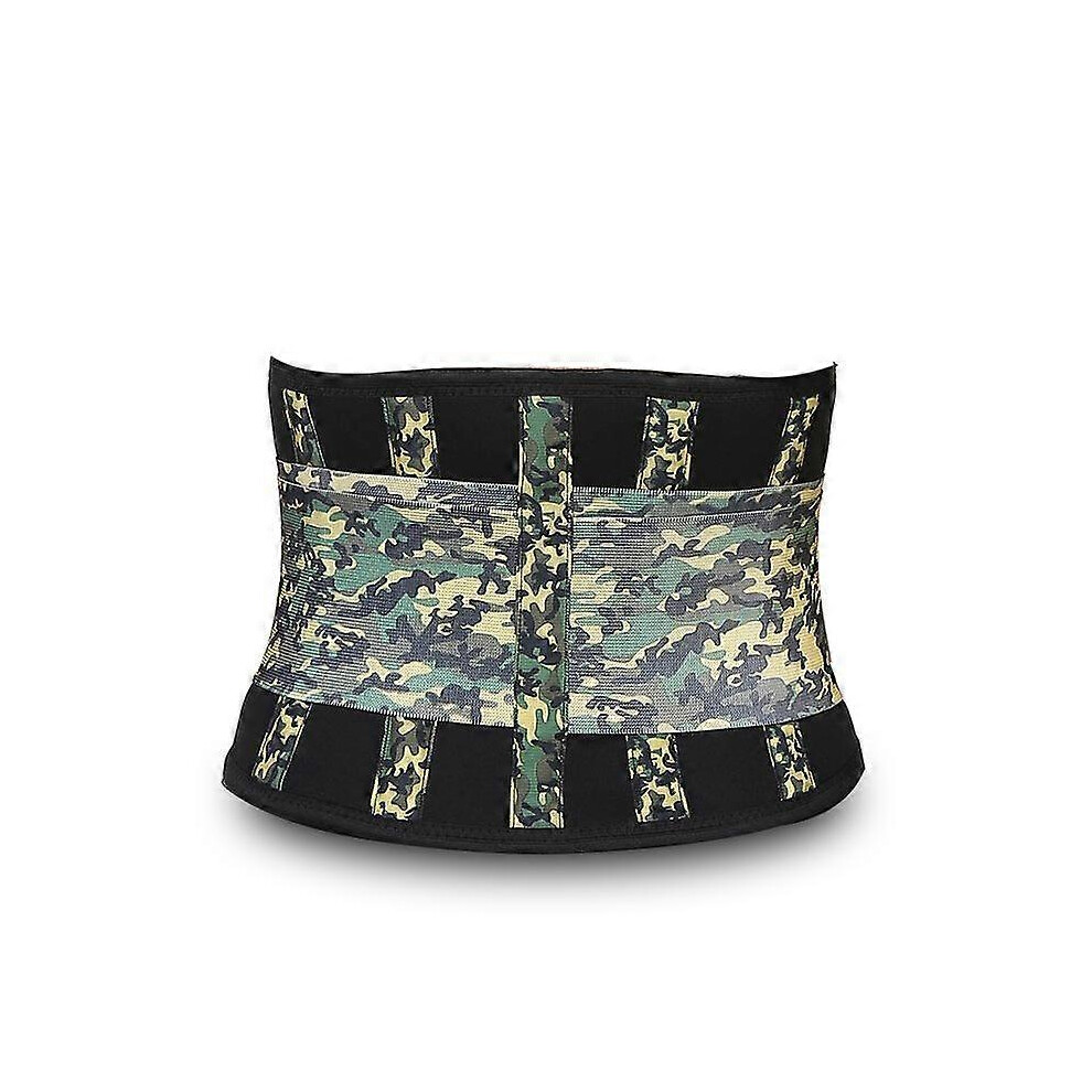(Camouflage) Lumbar Lower Back Support Brace Pain Relief Posture Orthosis Waist Belt Therapy