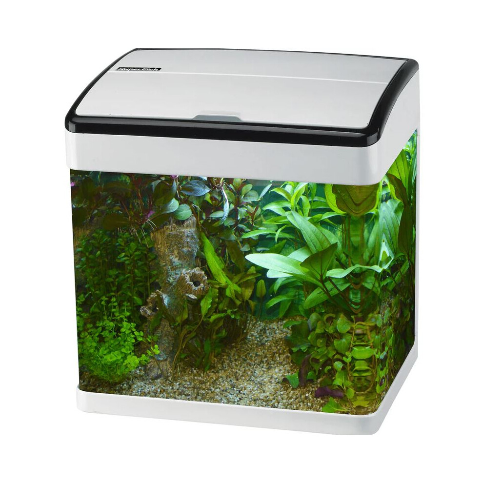 Superfish LED Panorama 20 White Aquarium 17L 320L/H Top Filter