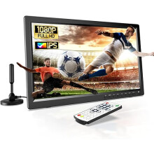 Desobry 15.6 inch Portable TV with Antenna Portable Small TV