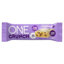 One Bar Gluten-Free Protein Crunch Cinnamon French Toast Flavor, High Protein, Healthy Snack, Gluten-Free - 40g