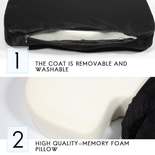 Orthopedic Pillow Memory Foam Chair Office Cushion 2