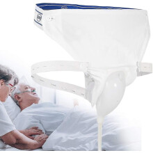 (Elderly Men Type) Silicone Urine Collector, 3 Type Optional With 2 Urine Catheter Bags For Man Woman Elderly