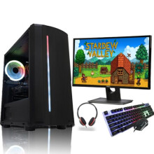 Gaming PC Bundle Intel Core i3 8GB RAM 1TB HDD + 120GB SSD Win10 WiFi - Refurbished