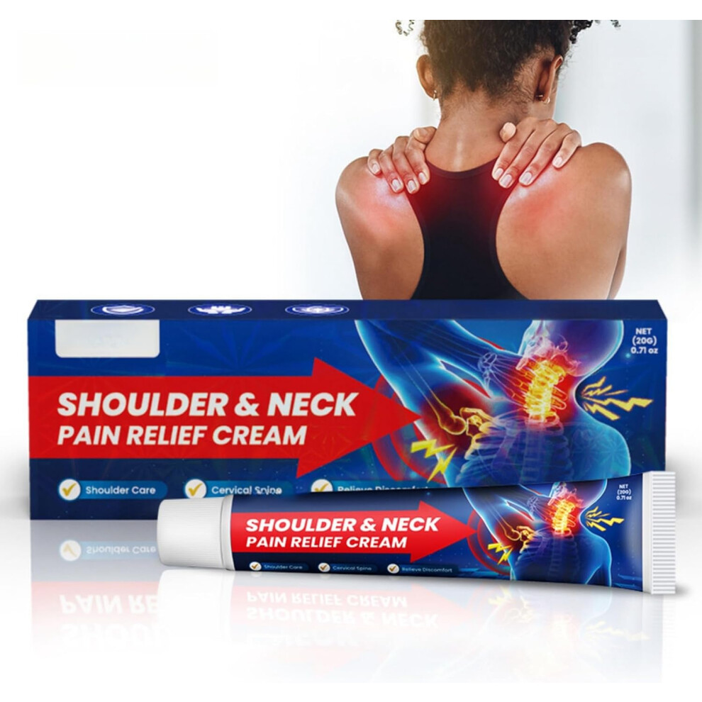 Shoulder & Neck Pain Relief Cream 20g |Targeted Care for Shoulder, Cervical Spine & Lower Back Discomfort |Fast-Acting Relief for Joint & Muscle Pain