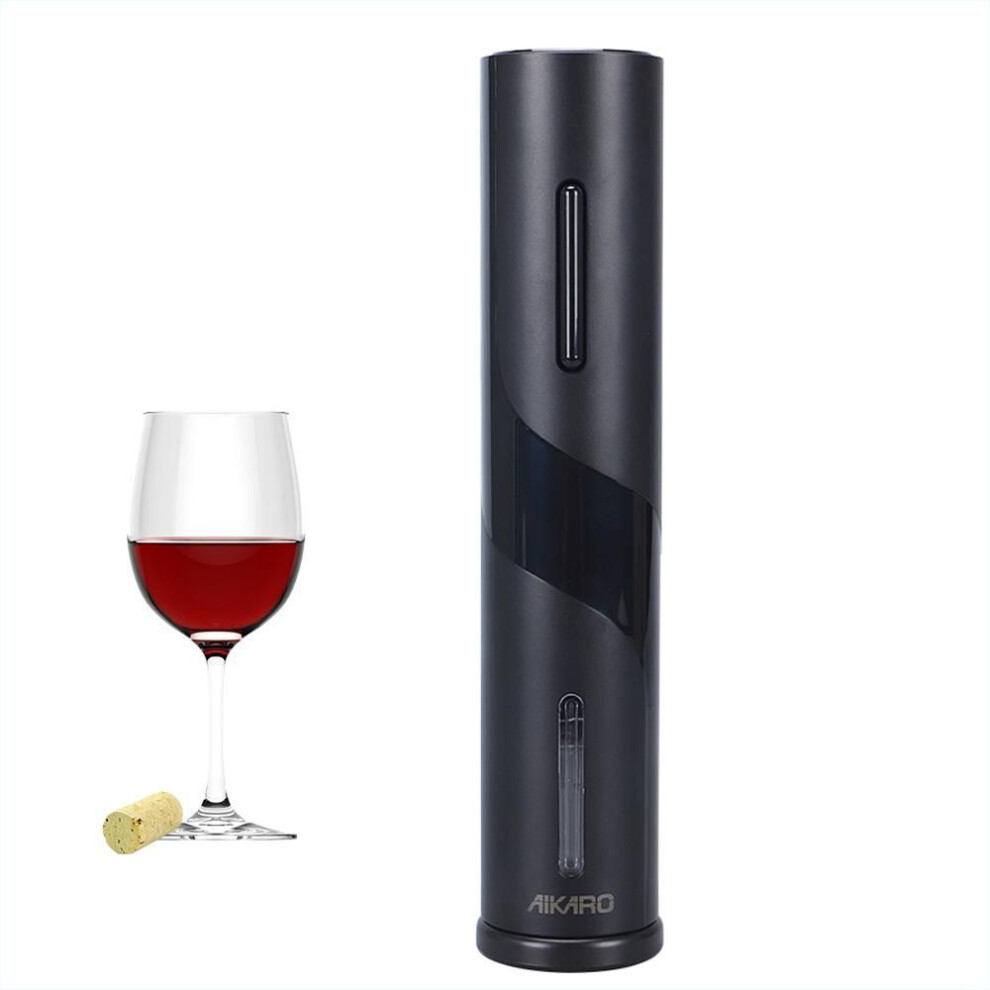 Aikaro Electric Wine Bottle Opener Automatic Electronic Corkscrew (set With Base)
