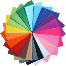 60 Sheets Coloured Art Tissue Paper Bulk 35x50cm Wrapping Tissue Paper 20 Colors for Floral Birthday Party Festival Gift Wrapping Decorative