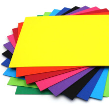 50 Sheets- A4 Cardstock, 220gsm , Multi Coloured Card Pack with 10 Colours, for Arts and Craft, Office and Stationery Use