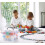 3 Tier Clear Transparent Plastic Stackable Storage Box with 18 Compartments Craft Storage Box with Carry Handle 6