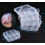 3 Tier Clear Transparent Plastic Stackable Storage Box with 18 Compartments Craft Storage Box with Carry Handle 5