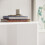Vida Designs (White) Cambridge 4 Tier Bookcase Shelf Office Storage 4