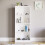 Vida Designs (White) Cambridge 4 Tier Bookcase Shelf Office Storage 5