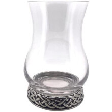 Stunning Pewter Scottish Celtic Design Whisky Tasting Glass
