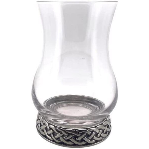 Stunning Pewter Scottish Celtic Design Whisky Tasting Glass