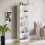 Home Discount (White) Cambridge 5 Tier Bookcase Tall Shelf Storage Unit 4