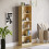 Home Discount (Oak) Cambridge 5 Tier Bookcase Tall Shelf Storage Unit 7