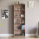 Home Discount (Walnut) Cambridge 5 Tier Bookcase Tall Shelf Storage Unit 4