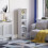Home Discount (White) Oxford 5 Tier Cube Bookcase Tall Storage Display 1