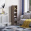 Home Discount (Walnut) Oxford 5 Tier Cube Bookcase Tall Storage Display 1