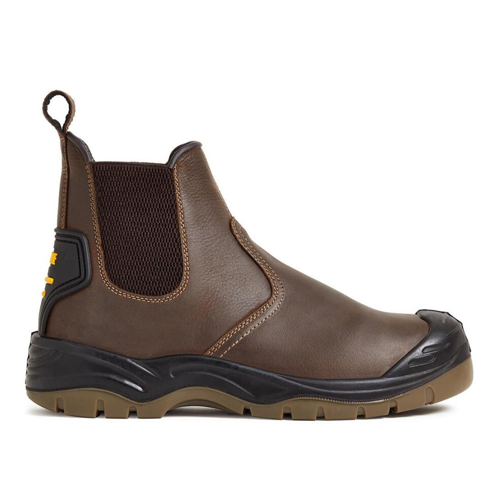 (Uk 8) Apache Ap715sm Unisex Dealer Boots Brown 5055338415731