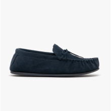 (UK 15) Mokkers BRUCE Mens Moccasin Slippers Navy