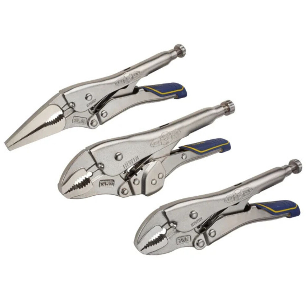 Irwin Vise-Grip Fast Release Locking Pliers Set Of 3 Vist76kbt 038548101996