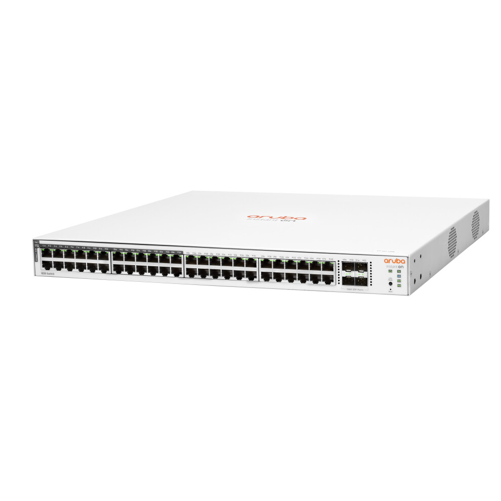 Hewlett Hpe Networking Instant On 1830 48G 24P Class4 Poe 4Sfp 370W Switch - Switch - Smart - 24 X 10/100/1000 + 24 X 10/100/100